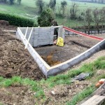 Building into sloping ground
